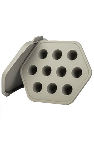 BabySnugg Tavita inghetare lapte matern din silicon potrivita pentru suzeta de fructe, Sand