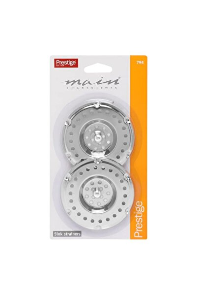 Generic Fackelmann Prestige Sink Strainer, Silver -PR794,Stainless Steel