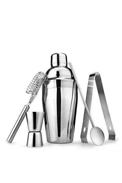 Generic 6Pcs Cocktail Shaker Home Bar Set Stainless Steel Drink Mixing Bar To...
