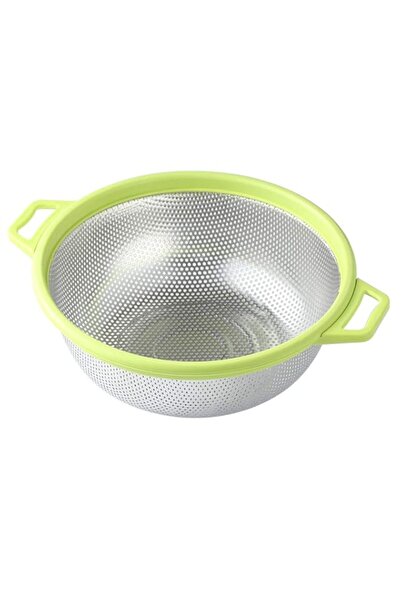 Generic HiramWare Stainless Steel Colander With Handle and Legs, Large Metal ...