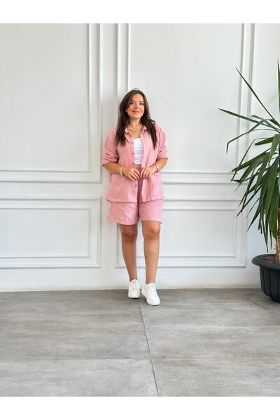 Yağmur Butik شورت موسلين سيتي بوي