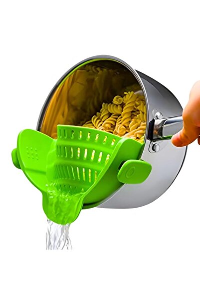 Generic Kitchen Gizmo Snap N Strain Pot Strainer and Pasta - Adjustable Silic...