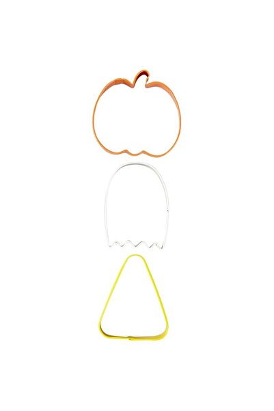 Generic Wilton Non-Food Items Cookie Cutter 3PC ST Ghost/PMKN, Tinsteel, Oran...