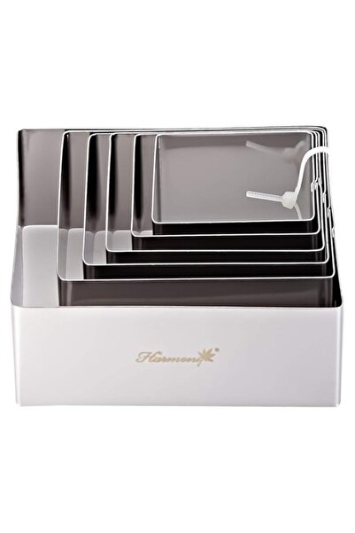 Generic Harmony Set of 6 Cookie Cutter, Grey