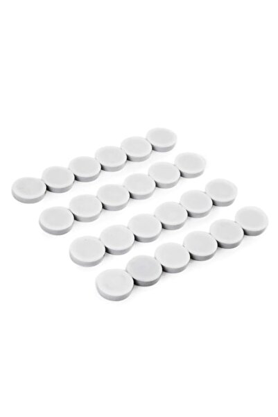 Generic Bullseye Office Magnets (24 Pack) - White Round, Refrigerator Magnets...