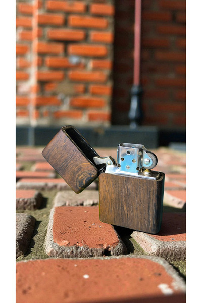 precious abanoz ağacı çakmak- benzinli, el yapımı, hediyelik , özel üretim