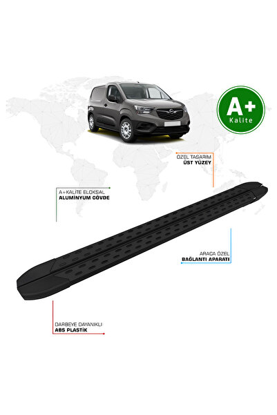 FA OTOMOTİV Opel Combo Panelvan Yan Basamak Uzun Şasi 2019 Model ve Sonrası T...