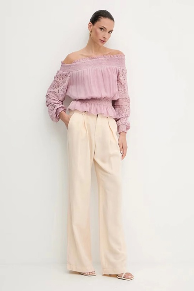 Guess SHAYE WIDE LEG TROUSER Kadın Multicolor Pantolon W5GA2GWG8N0-F62L