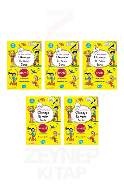 Yuva Yayınları First Step to Reading with Upright Basic Letters of 1St Grade ...