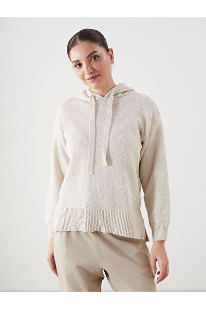 LC Waikiki Hooded Oversize Women's Knitwear Sweater