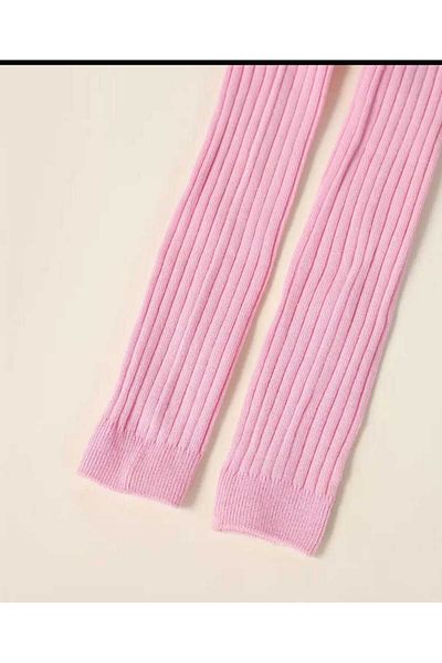 BEBEĞİME ÇORAP Organic Cotton Baby-Child Pink Leggings Socks