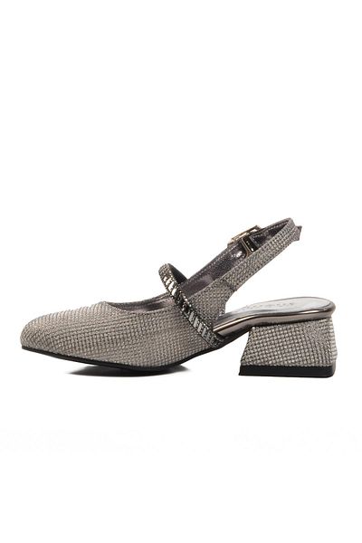 WALKWAY 4091 P Platinum Children's Evening Dress Shoes Momy