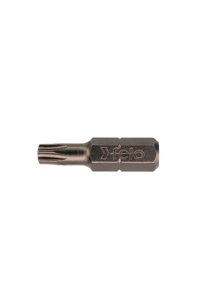 FELO Set of 10 Felo bits, series Industrial profile Torx TR, C6.3, TTX15, 25mm