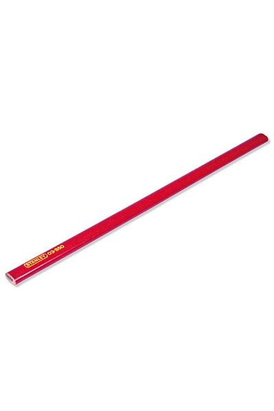Stanley 1-03-850, Creion rosu pentru tamplari cu mina de grafit HB, 176mm