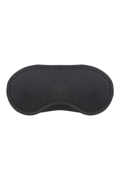 Crushious Set of 2 Satin Eye Masks, Crushious Black and Red Blindfold, Erotic Accessories