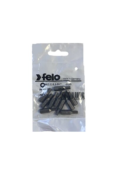 FELO Set 10 biti Felo, seria Industrial profil HEX, C6.3, HX4.0, 25mm