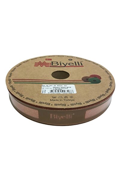 Biyelli الأنابيب جليتر طبقة 301 2 سم 25 متر 50% جليتر 50% بوليستر