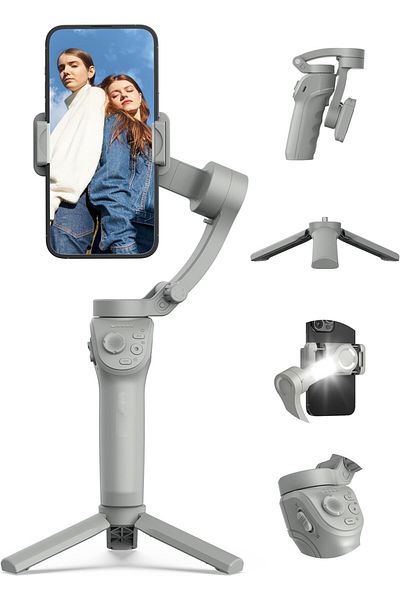 OEM Smart Stabilizer with 3-Axis Stabilization Technology, Portable and Foldable