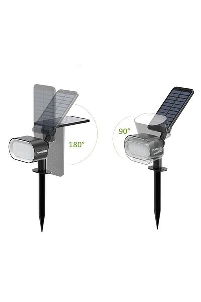 Proxxon Set of 2 Novostella Intelligent solar lamps, Cold and warm light, Remote control
