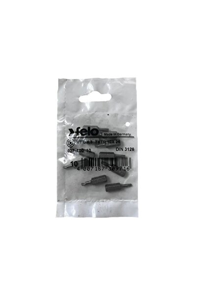 FELO Set 10 biti Felo, seria Industrial profil Torx TR, C6.3, TTX10, 25mm