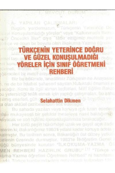 Sorun Yayınları ÜRKÇENİN YETERİNCE DOĞRU VE GÜZEL KONUŞULMADIĞI YÖRELER İÇİN ...