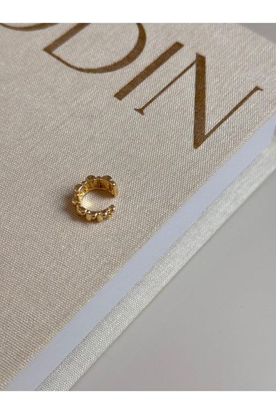 LEROSY CO Gold Color Convex Patterned Steel Cartilage Earrings – No Hole and Adjustable Women's Jewelry |   Lerosy Co.