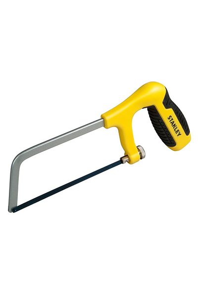 Stanley 1-15-317, Hand saw with pistol grip, steel blade, blade length 150mm, gr