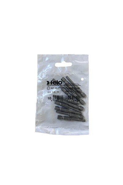 FELO Set 10 biti Felo, seria Industrial profil Torx Plus, E6.3, IP20, 50mm