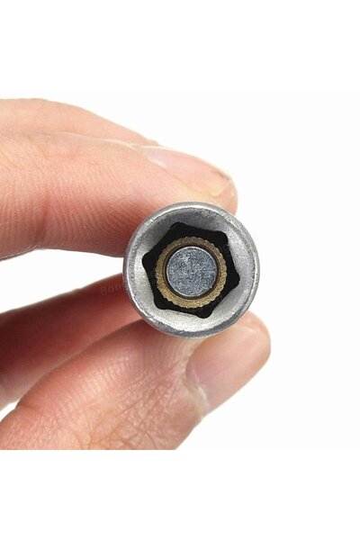 FELO Screwdriver bit, tubular, magnetic, Felo, E6.3, SW13, 66mm