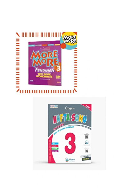 Fenomen Yayıncılık MORE&MORE 3.SINIF TESTBOOK+ÜÇGEN YAYINLARI 3.SINIF HAFTASO...