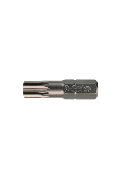 FELO Set of 10 Felo bits, Industrial profile XZN series, C6.3, M8, 25mm