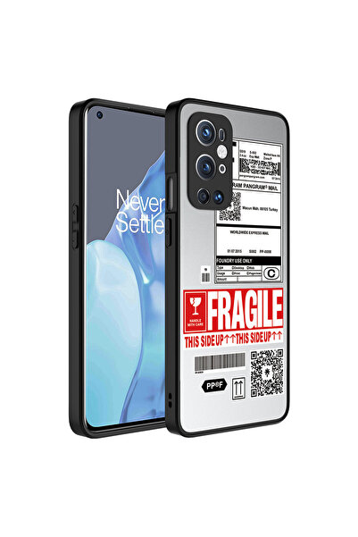 sickossi حافظة One Plus 9 Pro ذات نمط عاكس وغطاء مرآة SCKS لامع مع حماية للكا...