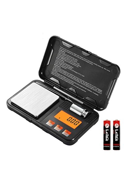 Generic ميزان جييب رقمي من إيباما، ميزان صغير للأعشاب والطعام، 200 غرام × 0.0...