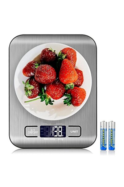 Generic ميزان طعام ماكمولا، ميزان مطبخ رقمي متعدد الوظائف بسعة 5 كجم/11 رطل م...