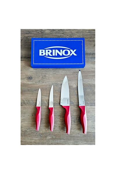 Generic Brinox Cross stainless steel knife 4pcs set (2556/519)