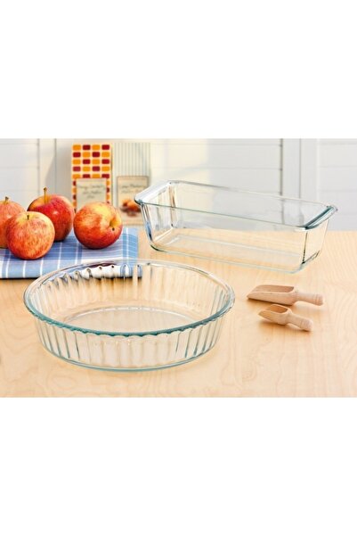 Simax 2,10 lt Borosilikat Cam Tart Kalıbı | Isıya Dayanıklı, Fırın ve Bulaşık Makinesi Uyumlu