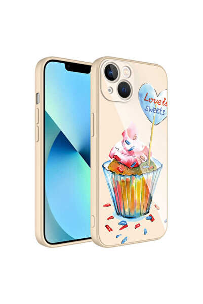 sickossi حافظة ايبوكسي من السيليكون الصلب المتوافق مع كاميرا iPhone 13 -NO8