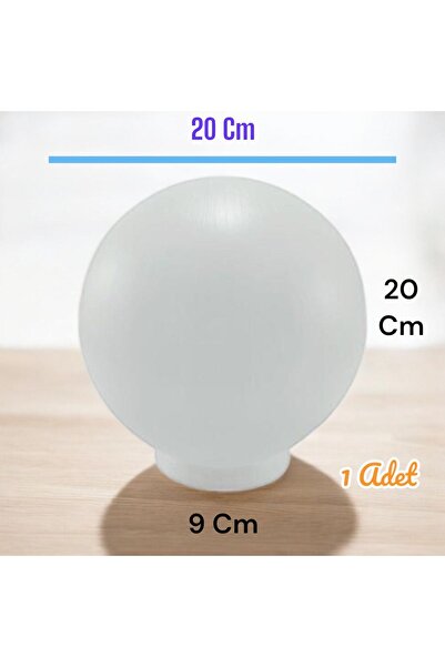 AboutThePerfect 20'lik Karpuz Lamba, PVC Glop, Bahçe Aplikleri Yedek Parçası, 20 Cm Çapında Küre