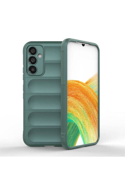 sickossi حافظة لهاتف Galaxy A34، غطاء من السيليكون العرقي SCKS مع تصميم سطح خ...