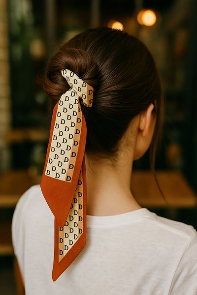 İnDerin Very Stylish Hair Scarf Multi-Purpose Wrist - Bag Waist Tie