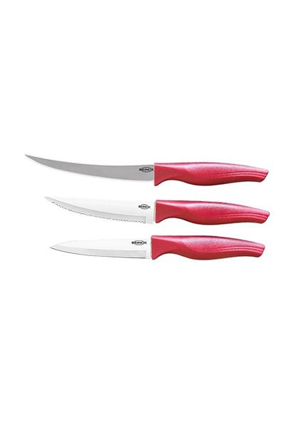 Generic Brinox Cross stainless steel knife 3pcs set (2556/520)