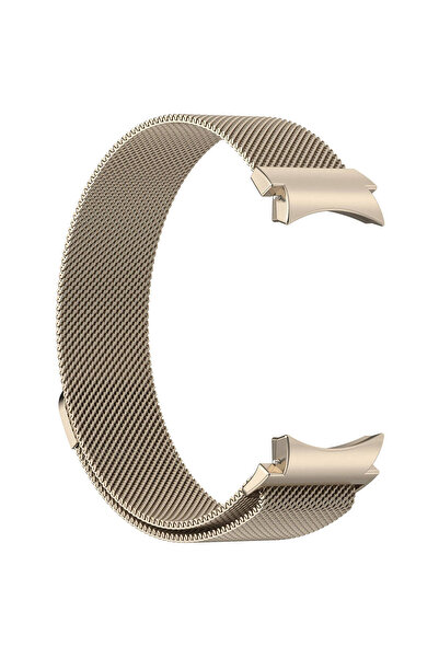 sickossi Galaxy Watch 6 44mm Compatible Krd-01 Metal Scks Band-Pale Gold