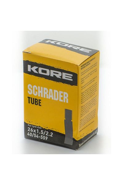 KORE Bicycle Inner Tube MTB Schrader 26 x 1.5 / 2.2