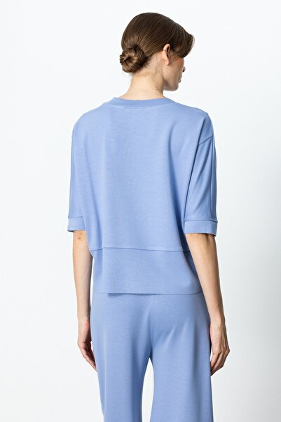 On Fashion On Asimetrik Kesim Yarım Kollu Alt Üst Eşofman Takımı