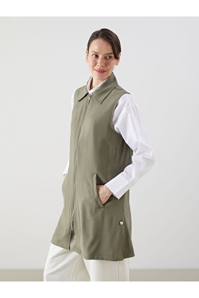 LC Waikiki سترة LCW Grace ذات طية صدر السترة الكلاسيكية للنساء