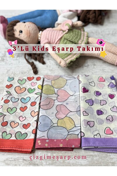 Cizgim 3’Lü Kids Eşarp