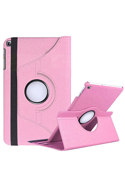 Scikossi حافظة جالاكسي تاب A7 10.4 T500 (2020) متوافقة مع حامل قابل للدوران SCKS - وردي فاتح