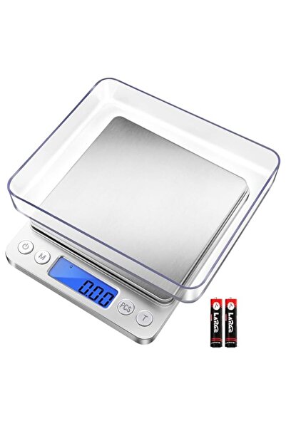 Generic ميزان مطبخ صغير من فيوزيون، 500 جرام/ 0.01 جرام، ميزان رقمي دقيق للمخ...