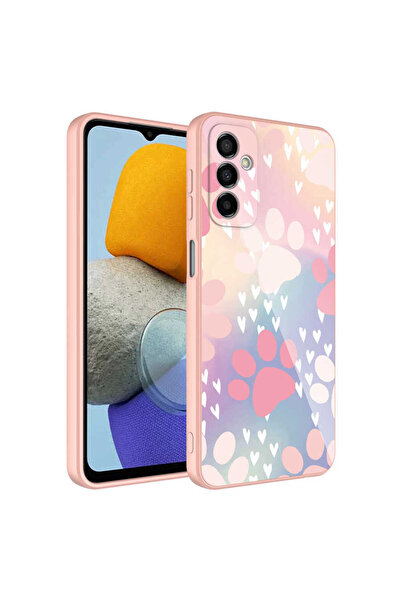 sickossi حافظة لهاتف Galaxy M23 من السيليكون الصلب المزخرف مع غطاء إيبوكسي SC...