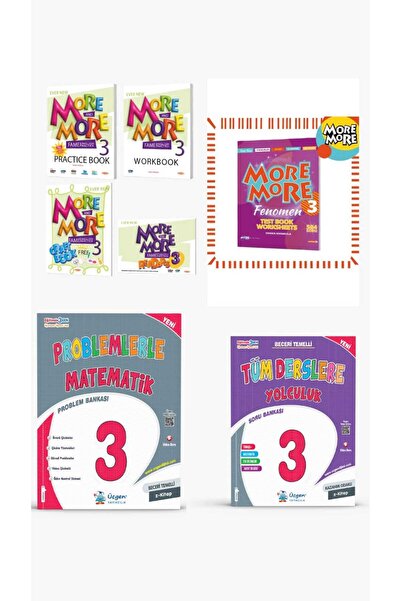 Fenomen Yayıncılık MORE&MORE 3.SINIF PRACTİCE BOOK+TESTBOOK+ÜÇGEN YAYINLARI 3...